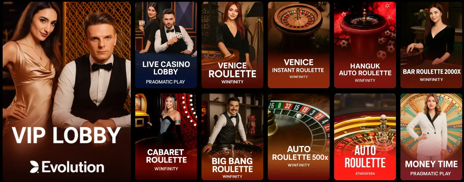 Live casino 10Black – jeux en direct avec croupiers français, blackjack live et roulette live